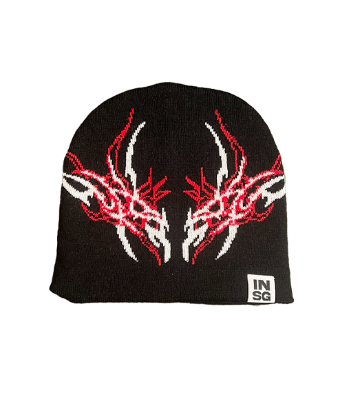 Black Cyber Beanie